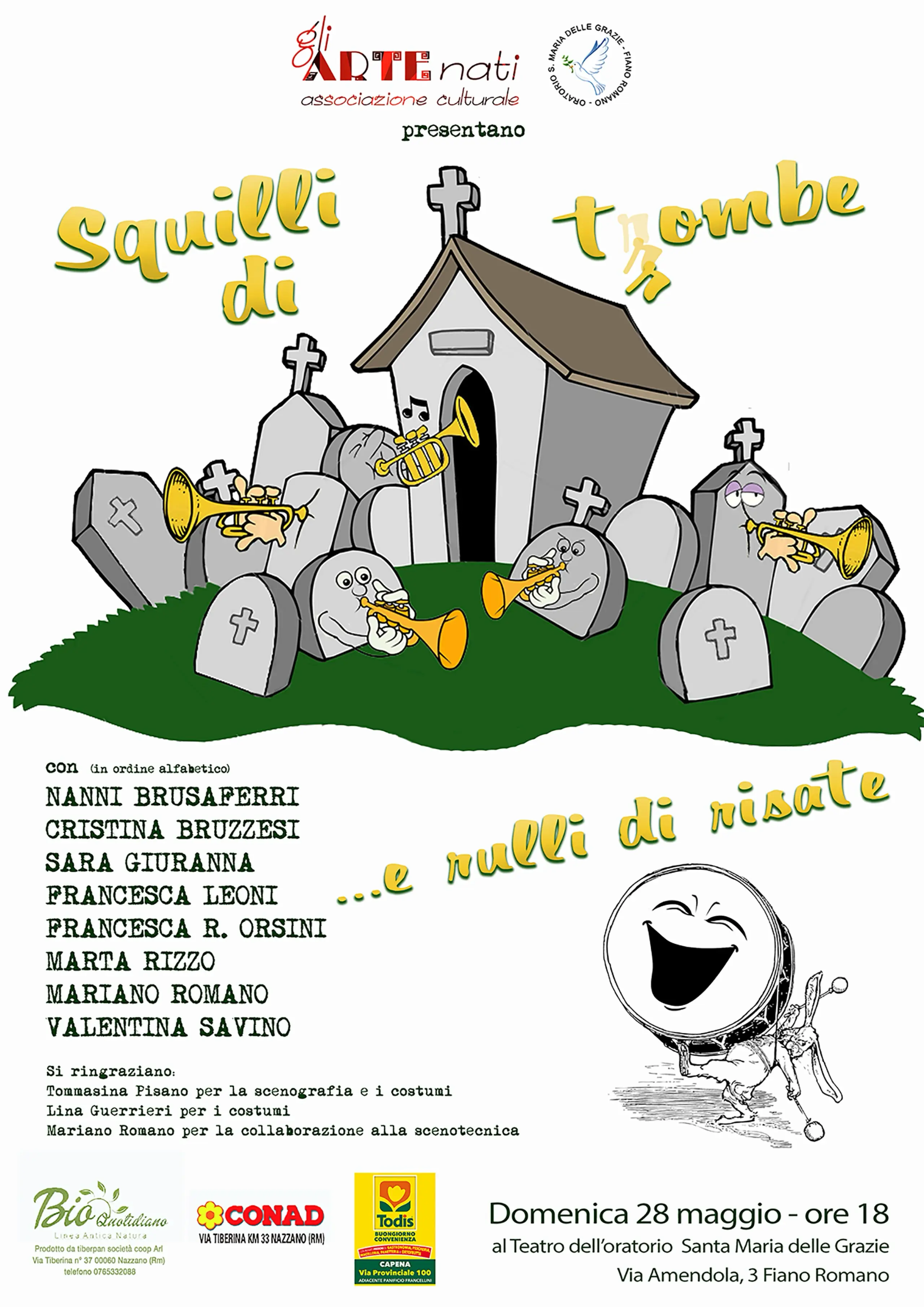 Squilli di tombe e rulli di risate!